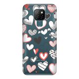 Senada General Mobile Gm 20 İle Uyumlu Kılıf 0.4Mm Lazer Kesim Silikon Kapak Desenli Kalpler