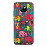 Senada General Mobile Gm 20 İle Uyumlu Kılıf 0.4Mm Lazer Kesim Silikon Kapak Fil