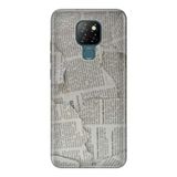 Senada General Mobile Gm 20 İle Uyumlu Kılıf 0.4Mm Lazer Kesim Silikon Kapak Gazete News,Color877
