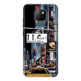 Senada General Mobile Gm 20 İle Uyumlu Kılıf 0.4Mm Lazer Kesim Silikon Kapak Gece New York