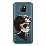 Senada General Mobile Gm 20 İle Uyumlu Kılıf 0.4Mm Lazer Kesim Silikon Kapak Korsan Kedi