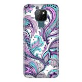 Senada General Mobile Gm 20 İle Uyumlu Kılıf 0.4Mm Lazer Kesim Silikon Kapak Mavi Mandala,Color1413