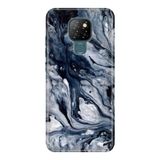 Senada General Mobile Gm 20 İle Uyumlu Kılıf 0.4Mm Lazer Kesim Silikon Kapak Mermer Desen