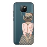 Senada General Mobile Gm 20 İle Uyumlu Kılıf 0.4Mm Lazer Kesim Silikon Kapak Miss.Pug