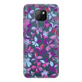 Senada General Mobile Gm 20 İle Uyumlu Kılıf 0.4Mm Lazer Kesim Silikon Kapak Mor Kelebek