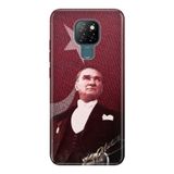 Senada General Mobile Gm 20 İle Uyumlu Kılıf 0.4Mm Lazer Kesim Silikon Kapak Mustafa Kemal Atatürk
