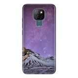 Senada General Mobile Gm 20 İle Uyumlu Kılıf 0.4Mm Lazer Kesim Silikon Kapak Parlak Manzara