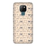 Senada General Mobile Gm 20 İle Uyumlu Kılıf 0.4Mm Lazer Kesim Silikon Kapak Pug