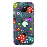 Senada General Mobile Gm 20 İle Uyumlu Kılıf 0.4Mm Lazer Kesim Silikon Kapak Renkli Uğur Böcekleri