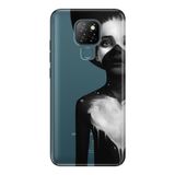 Senada General Mobile Gm 20 İle Uyumlu Kılıf 0.4Mm Lazer Kesim Silikon Kapak Siyahlı Kadın