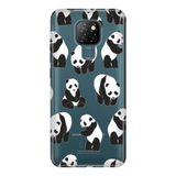 Senada General Mobile Gm 20 İle Uyumlu Kılıf 0.4Mm Lazer Kesim Silikon Kapak Small Pandas