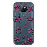 Senada General Mobile Gm 20 İle Uyumlu Kılıf 0.4Mm Lazer Kesim Silikon Kapak Süslü Yıldız