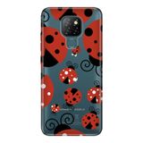 Senada General Mobile Gm 20 İle Uyumlu Kılıf 0.4Mm Lazer Kesim Silikon Kapak Uğurböcekleri