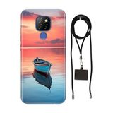 Senada General Mobile Gm 20 İle Uyumlu Kılıf Gidelim Buralardan Desenli Silikon İpli Boyun Askı Aparatı