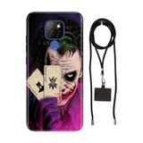 Senada General Mobile Gm 20 İle Uyumlu Kılıf Joker Retro Desenli Silikon İpli Boyun Askı Aparatı