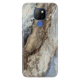 Senada General Mobile GM 20 ile Uyumlu Kılıf Resimli Desenli Silikon Safari Mermer