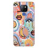 Senada General Mobile GM 20 ile Uyumlu Kılıf Resimli Desenli Silikon Siluet