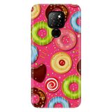Senada General Mobile Gm 20 İle Uyumlu Kılıf Silikon Desenli Tam Koruma Resimli Donut