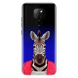 Senada General Mobile Gm 20 İle Uyumlu Kılıf Silikon Desenli Tam Koruma Resimli Şirin Zebra