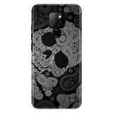 Senada General Mobile Gm 20 İle Uyumlu Kılıf Silikon Desenli Tam Koruma Resimli Skuller