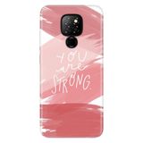 Senada General Mobile Gm 20 İle Uyumlu Kılıf Silikon Desenli Tam Koruma Resimli You Are Strong