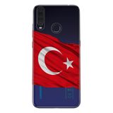 Senada General Mobile Gm 20 Pro İle Uyumlu Kılıf 0.4Mm Lazer Kesim Silikon Kapak Al Bayrak