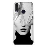 Senada General Mobile Gm 20 Pro İle Uyumlu Kılıf 0.4Mm Lazer Kesim Silikon Kapak Art Girl