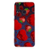 Senada General Mobile Gm 20 Pro İle Uyumlu Kılıf 0.4Mm Lazer Kesim Silikon Kapak Çikolatalı Çilek