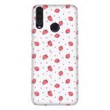 Senada General Mobile Gm 20 Pro İle Uyumlu Kılıf 0.4Mm Lazer Kesim Silikon Kapak Çilek