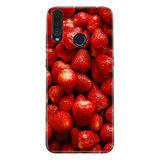 Senada General Mobile Gm 20 Pro İle Uyumlu Kılıf 0.4Mm Lazer Kesim Silikon Kapak Çilekler