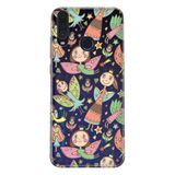 Senada General Mobile Gm 20 Pro İle Uyumlu Kılıf 0.4Mm Lazer Kesim Silikon Kapak Çizgi Melek