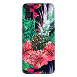 Senada General Mobile Gm 20 Pro İle Uyumlu Kılıf 0.4Mm Lazer Kesim Silikon Kapak Çizim Çiçekler