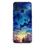 Senada General Mobile Gm 20 Pro İle Uyumlu Kılıf 0.4Mm Lazer Kesim Silikon Kapak Cloud City
