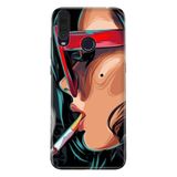 Senada General Mobile Gm 20 Pro İle Uyumlu Kılıf 0.4Mm Lazer Kesim Silikon Kapak Cool Girl