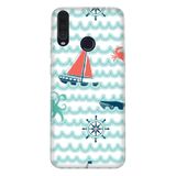 Senada General Mobile Gm 20 Pro İle Uyumlu Kılıf 0.4Mm Lazer Kesim Silikon Kapak Dalga Deniz