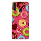 Senada General Mobile Gm 20 Pro İle Uyumlu Kılıf 0.4Mm Lazer Kesim Silikon Kapak Donut
