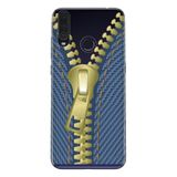 Senada General Mobile Gm 20 Pro İle Uyumlu Kılıf 0.4Mm Lazer Kesim Silikon Kapak Fermuar