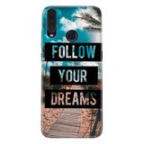 Senada General Mobile Gm 20 Pro İle Uyumlu Kılıf 0.4Mm Lazer Kesim Silikon Kapak Follow Your Dreams