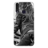 Senada General Mobile Gm 20 Pro İle Uyumlu Kılıf 0.4Mm Lazer Kesim Silikon Kapak Harleymoto Girl