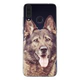 Senada General Mobile Gm 20 Pro İle Uyumlu Kılıf 0.4Mm Lazer Kesim Silikon Kapak K9 Alman Kurdu