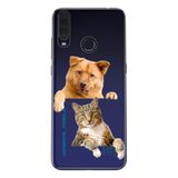 Senada General Mobile Gm 20 Pro İle Uyumlu Kılıf 0.4Mm Lazer Kesim Silikon Kapak Köpek Kedi
