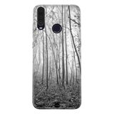 Senada General Mobile Gm 20 Pro İle Uyumlu Kılıf 0.4Mm Lazer Kesim Silikon Kapak Korku Ormanı