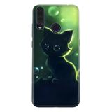 Senada General Mobile Gm 20 Pro İle Uyumlu Kılıf 0.4Mm Lazer Kesim Silikon Kapak Küçük Kedi