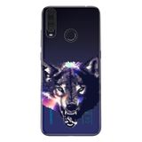 Senada General Mobile Gm 20 Pro İle Uyumlu Kılıf 0.4Mm Lazer Kesim Silikon Kapak Kurt