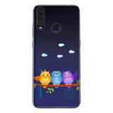 Senada General Mobile Gm 20 Pro İle Uyumlu Kılıf 0.4Mm Lazer Kesim Silikon Kapak Kuşlar