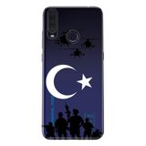 Senada General Mobile Gm 20 Pro İle Uyumlu Kılıf 0.4Mm Lazer Kesim Silikon Kapak Mehmetçik