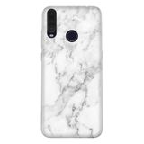 Senada General Mobile Gm 20 Pro İle Uyumlu Kılıf 0.4Mm Lazer Kesim Silikon Kapak Mermer Stil