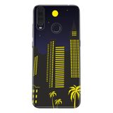 Senada General Mobile Gm 20 Pro İle Uyumlu Kılıf 0.4Mm Lazer Kesim Silikon Kapak Miami