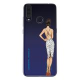 Senada General Mobile Gm 20 Pro İle Uyumlu Kılıf 0.4Mm Lazer Kesim Silikon Kapak Moda Ikonu Kız