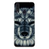 Senada General Mobile Gm 20 Pro İle Uyumlu Kılıf 0.4Mm Lazer Kesim Silikon Kapak Neon Vahşi Kurt